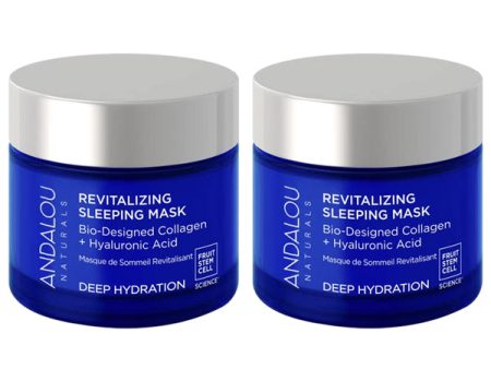 2 Pack - Andalou Naturals Deep Hydration Revitalizing Sleeping Mask Fashion