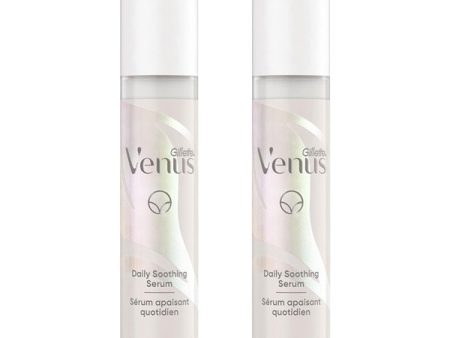 2 Pack - Gillette Venus Intimate Grooming Daily Soothing Serum 1.7oz on Sale