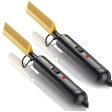 2 Pack - Dan Technology Ceramic Hot Comb Hair Straightener Supply