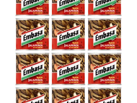 12 Pack - Embasa Sliced Jalapenos in Escabeche 12oz For Discount