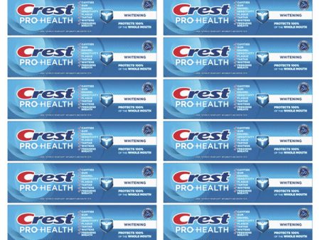 12 Pack - Crest Pro-Health Whitening Gel Toothpaste 5.9oz Online Hot Sale