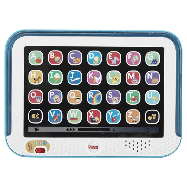 Fisher-Price Pretend Tablet Learning Toy for Baby and Toddler - Blue For Sale