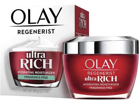 ΟΙay Ultra Rich Fragrance Free Hydrating Moisturizer Face Cream 1.7oz Hot on Sale