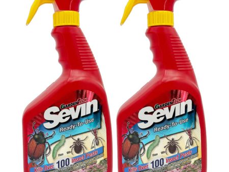 2 Pack - GardenTech Sevin Ready To Use Insect Killer 32oz Online Sale