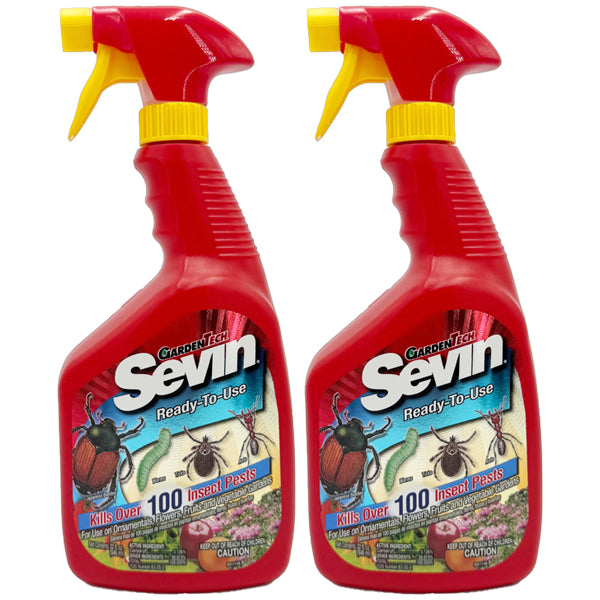 2 Pack - GardenTech Sevin Ready To Use Insect Killer 32oz Online Sale