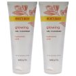 2 Pack - Burt s Bees Glowing Gel Cleanser with Hyaluronic Acid 6oz Supply