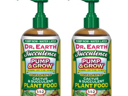 2 Pack - Dr. Earth Cactus & Succulent Plant Food 1-1-2 Fertilizer 16oz Cheap