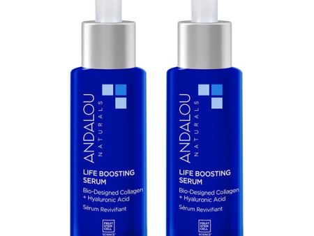 2 Pack - Andalou Naturals Deep Hydration Life Boosting Serum Fashion