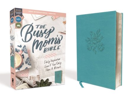 Niv, Busy Mom s Bible, Leathersoft, Teal, Red Letter Edition, Comfort Print: Daily Inspiration Even If You Only Have One Minute Online Hot Sale