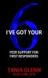 I ve Got Your Six: Peer Support for First Responders Online Hot Sale