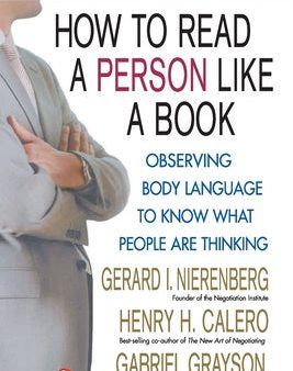 How To Read A Person Like A Book: Observing Body Language To Know What People Are Thinking on Sale