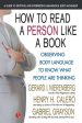 How To Read A Person Like A Book: Observing Body Language To Know What People Are Thinking on Sale