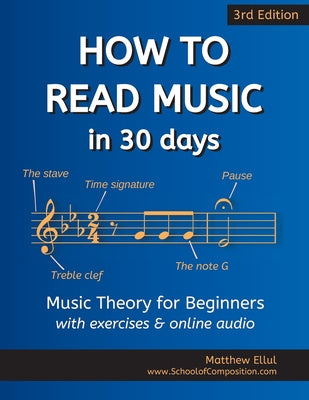 How to Read Music in 30 Days: Music Theory for Beginners - with exercises & online audio For Cheap