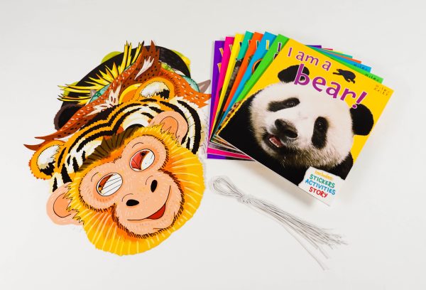 Animal Party Pack - 8 Books, Stickers And Free Masks Online now